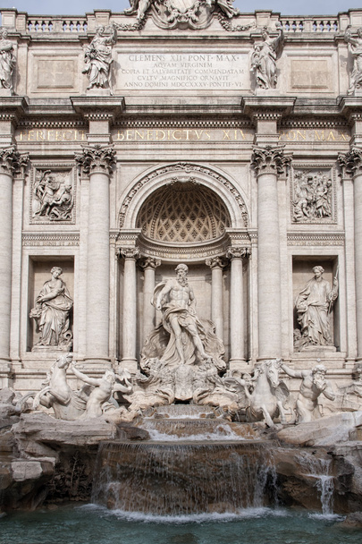 Rome, イタリアの美しいトレビの泉 - 写真・画像
