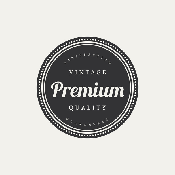 Premium Quality label - Vector, Image