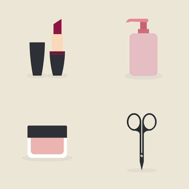 Abstract Makeup objects - Vector, Imagen