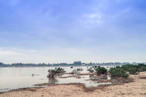 Krajobraz Rzeka Tajlandia . - Zdjęcie, obraz