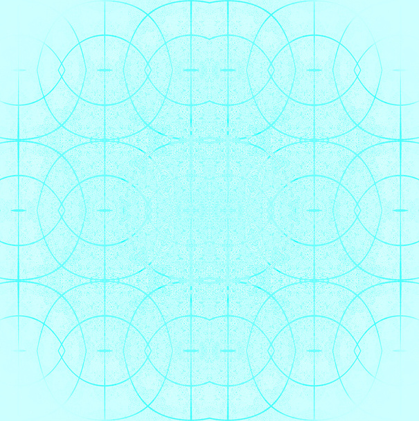 Seamless ellipses pattern turquoise blurred - Photo, Image