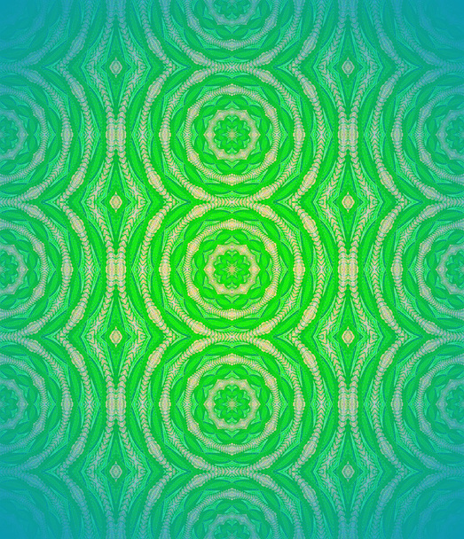 Seamless circles pattern green blue pink - Photo, Image