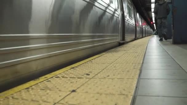 A jelenet a metró, a New York City - Felvétel, videó