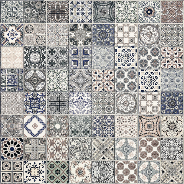 keramické obklady vzory z Portugalska. - Fotografie, Obrázek