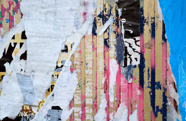 Abstract torn posters - Photo, Image
