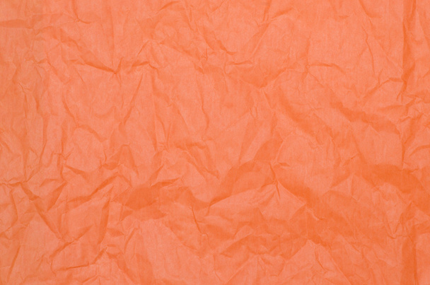pomarańczowy pognieciony bibuły tło  - Zdjęcie, obraz