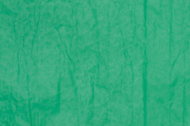 tło zielony pognieciony bibuły  - Zdjęcie, obraz