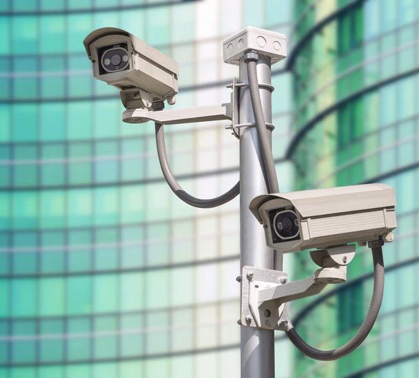 CCTV instalován venkovní budovy - Fotografie, Obrázek