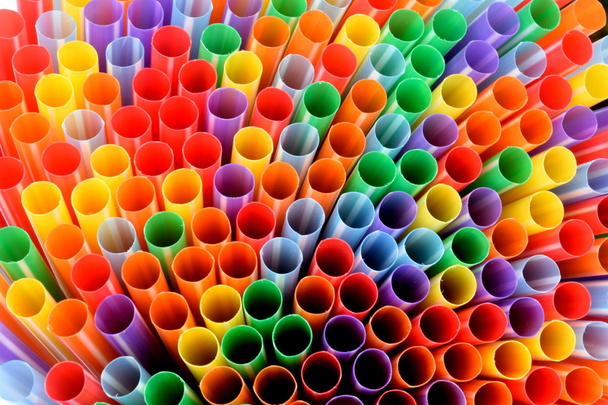 Groupe de pailles colorées
 - Photo, image