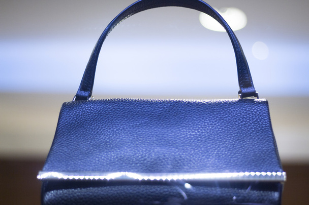 Handbag in fashion store shop window - Photo, Image