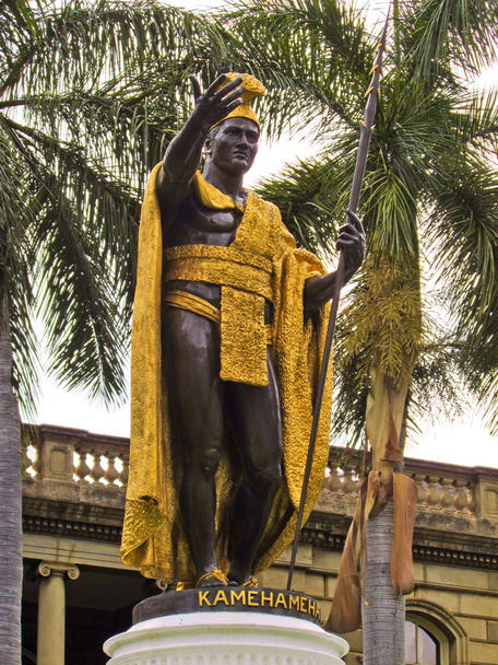 honolulu hawaii König kamehameha Statue - Foto, Bild