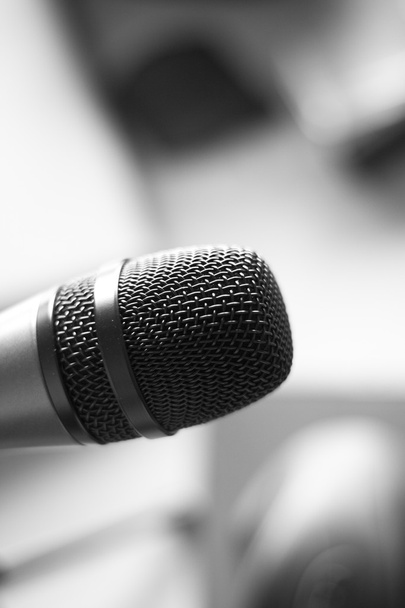 Nagrania audio studio głosu mikrofonu - Zdjęcie, obraz