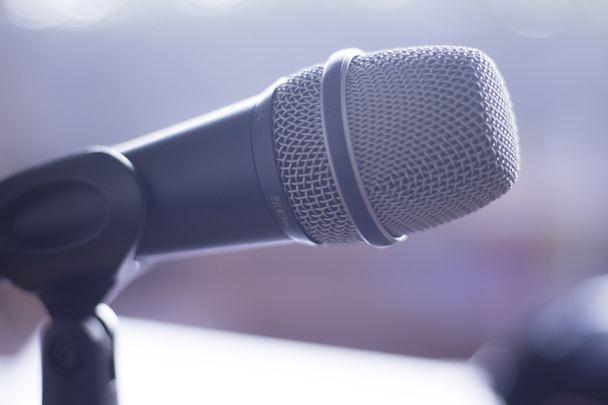Głos zawodową mikrofon na stojaku - Zdjęcie, obraz