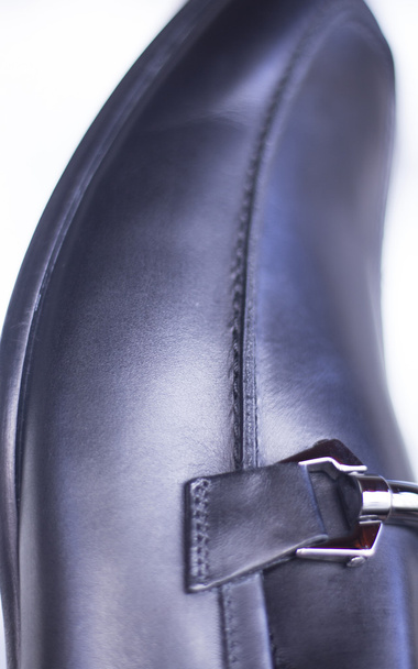 Pánská Černá kožená formální boty - Fotografie, Obrázek