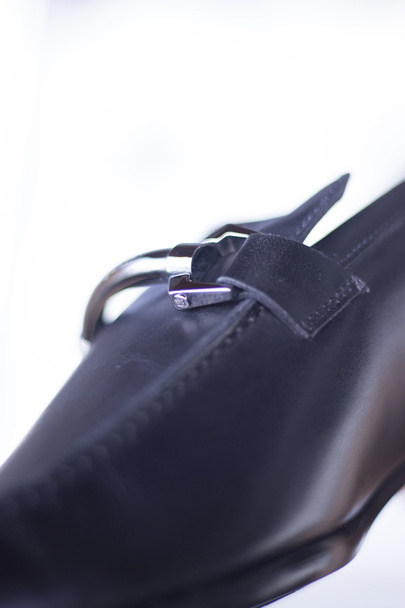 Чёрная кожаная обувь
 - Фото, изображение