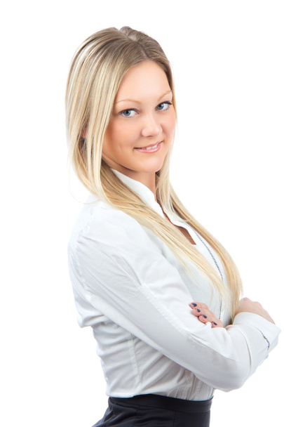 Young business woman smiling in casual cloth - Fotografie, Obrázek