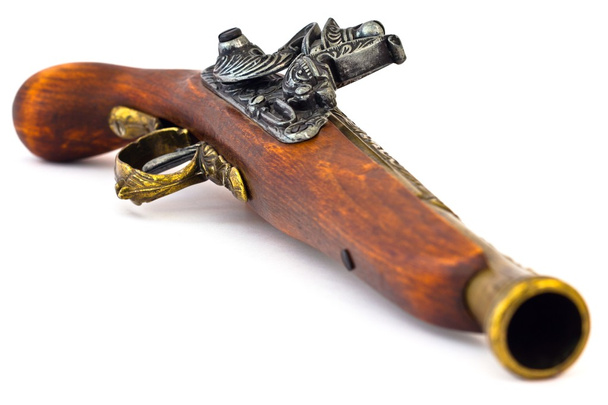 Old Wooden Gun Upper Side - Photo, Image