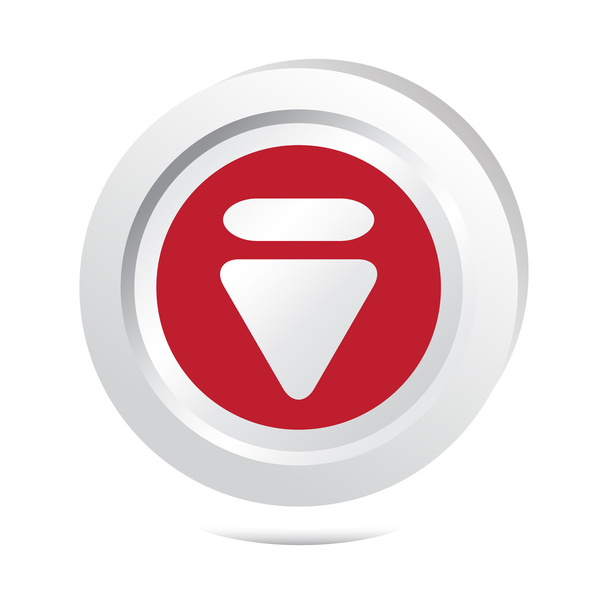 Arrow sign button icon - Vector, Image