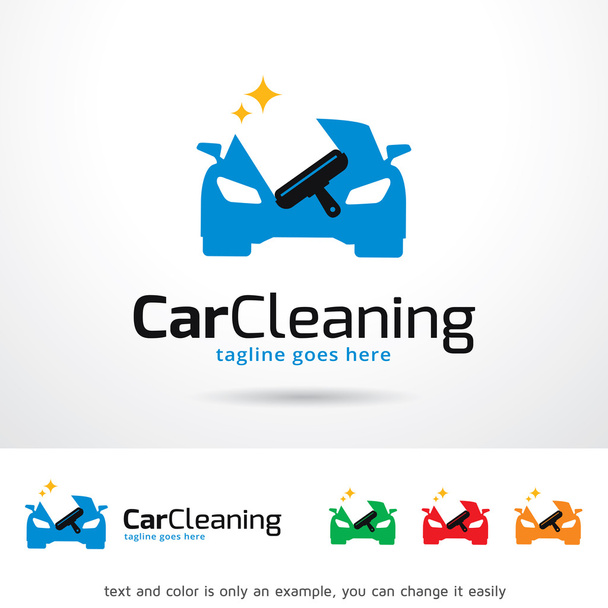 Modèle de logo de nettoyage de voiture vecteur de conception
 - Vecteur, image