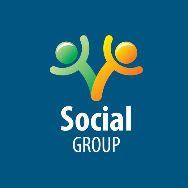 社会グループのロゴ - ベクター画像
