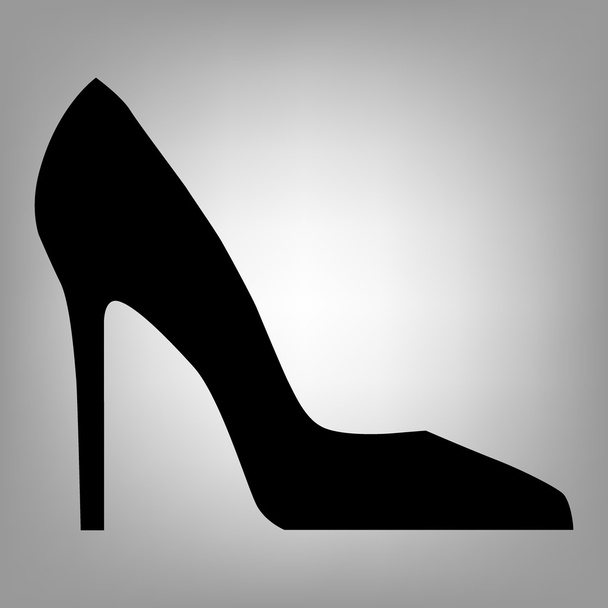 Woman shoe icon - Vektor, Bild