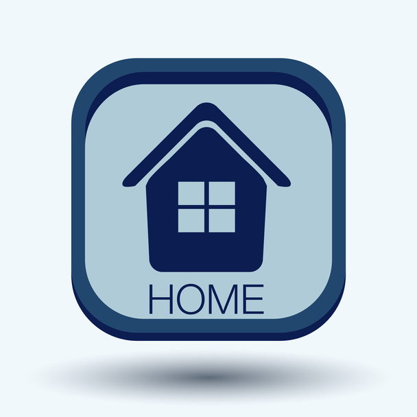House flat icon. Home sign - Vecteur, image