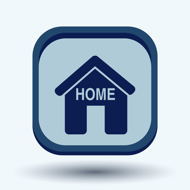 House flat icon. Home sign - Vektor, obrázek