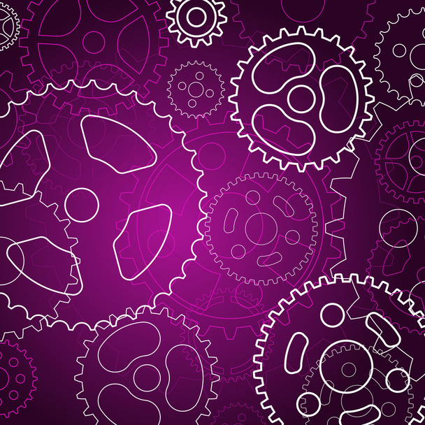 Abstract gear background - Vector, Image