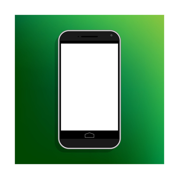 modernes Smartphone mit leerem Bildschirm - Vektor, Bild