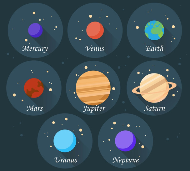 Солнечная планета
 - Вектор,изображение