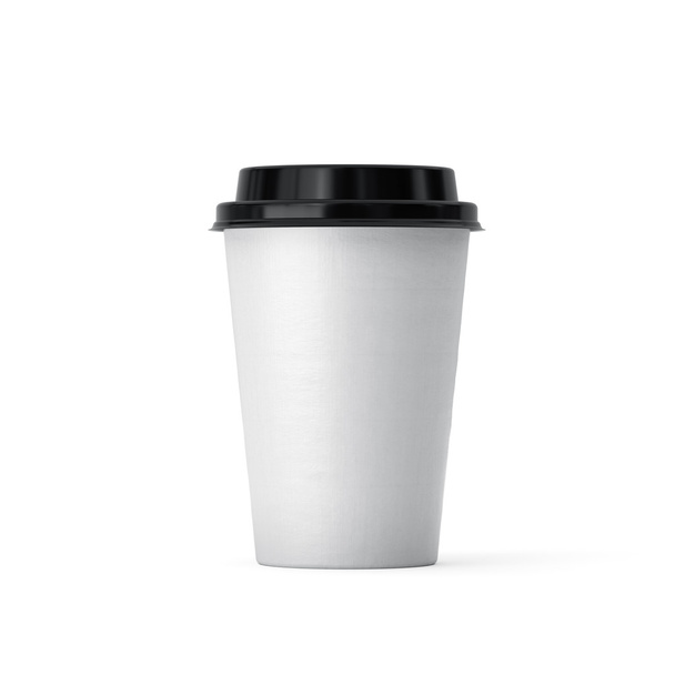 Coffee in takeaway cup isolated - Photo, Image