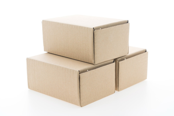 Brown boxes mock up - Фото, зображення