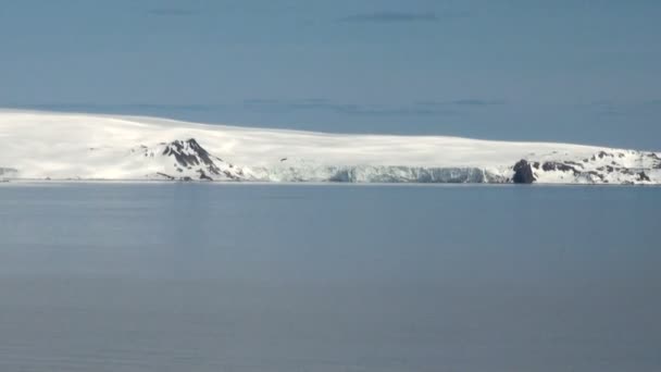 Ακτές της Ανταρκτικής - υπερθέρμανση του πλανήτη - σχηματισμούς πάγου - Πλάνα, βίντεο