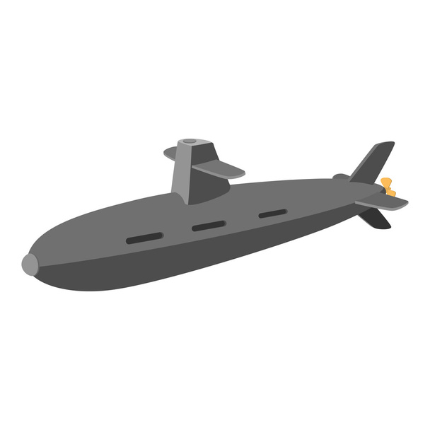 Submarine cartoon icon - Vector, Image