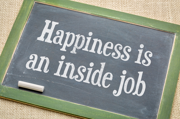 Happiness in an inside job - Foto, Bild