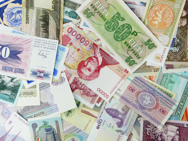 Verschiedene Währungen - Foto, Bild