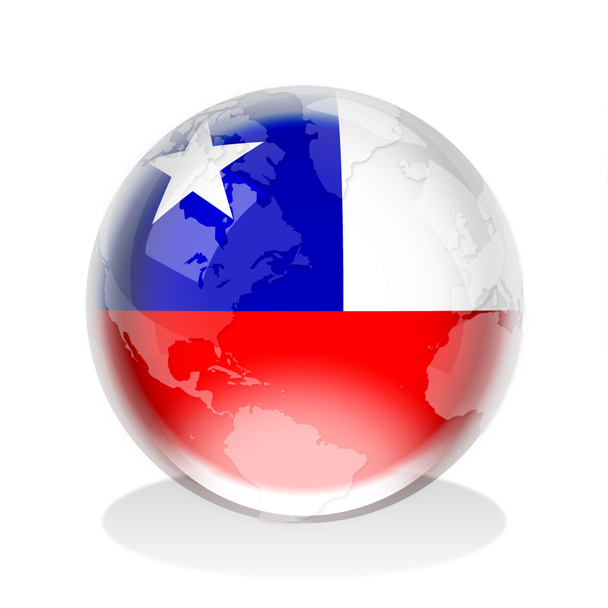 Republiek Chili insignia - Foto, afbeelding