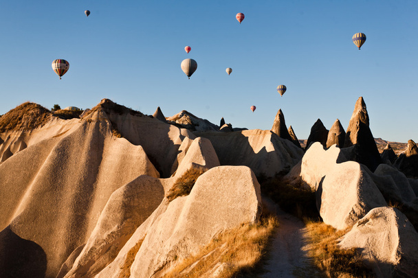 Cappadocia baloon fun. - Foto, afbeelding