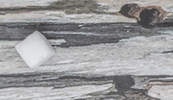 Cubo de azúcar blanco
 - Foto, imagen