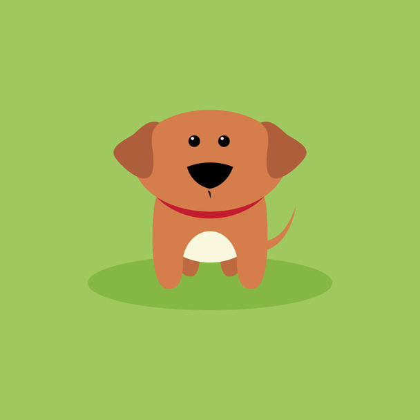 Cute Cartoon Dog - Вектор,изображение