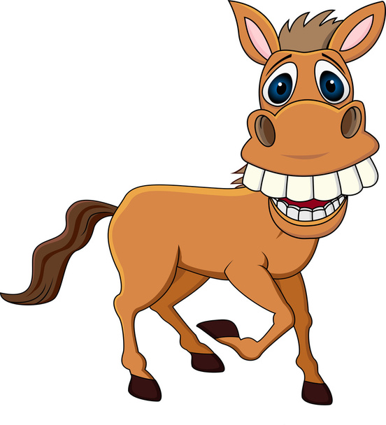 смішні кінь
 - Вектор, зображення