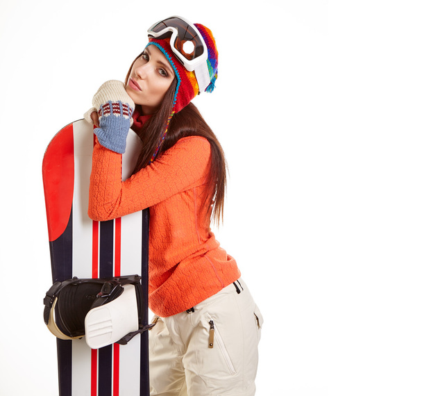 woman in snowboarder suit - Фото, зображення