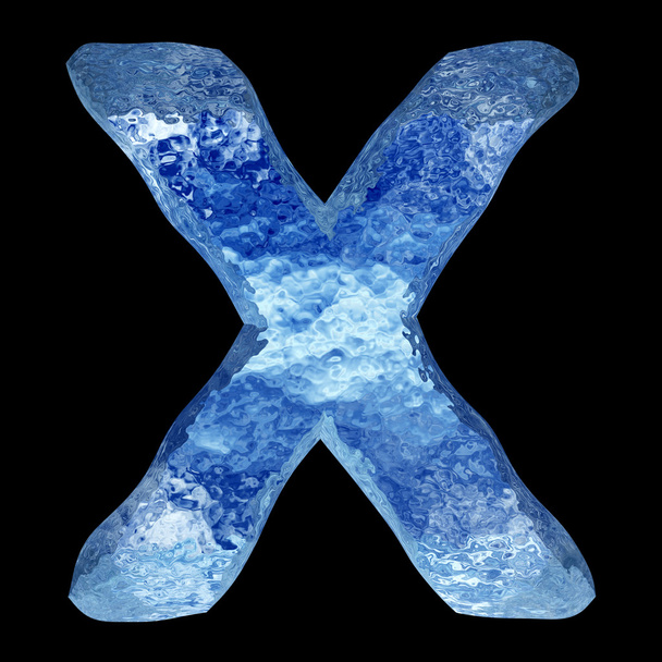 kék jég betűtípus - Fotó, kép