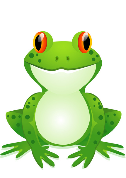 Смешная жаба
 - Вектор,изображение