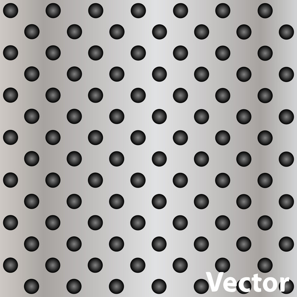 métal perforé texture fond - Vecteur, image