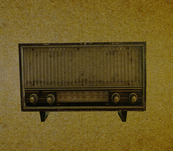 Rádio retro
 - Foto, Imagem