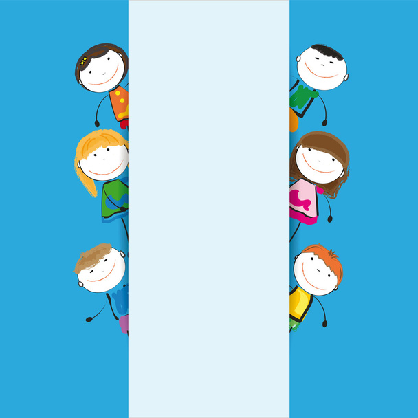 Banner Niños
 - Vector, Imagen