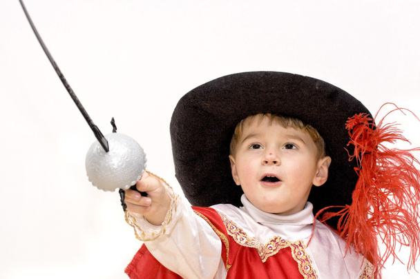 Niño con disfraz de carnaval
 - Foto, imagen