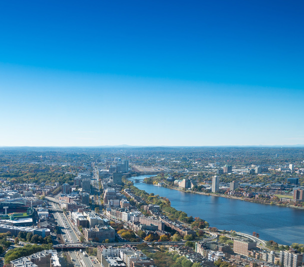 Aerial view of Boston skyline - Foto, afbeelding