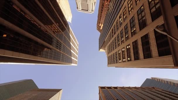 architectuur van city district gebouwen - Video